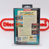 STREET FIGHTER II 2: SPECIAL CHAMPIONSHIP EDITION SCE - NEW & Factory Sealed Clamshell Box Early Print with Authentic LR Tube Seam! (Sega Genesis)