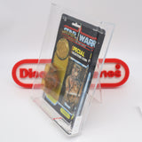 ROMBA WITH COLLECTOR'S COIN! AFA GRADED 70+ Y-EX+ 92 BACK - NEW Authentic & Factory Sealed! (MOC Vintage Star Wars Figure)