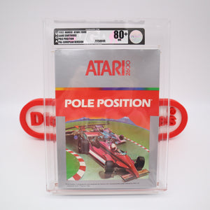 POLE POSITION - VGA GRADED 80+ NM+ SILIVER! NEW & Factory Sealed PAL Version! (Atari 2600)