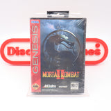MORTAL KOMBAT II 2 - NEW & Factory Sealed with Authentic V-Overlap Seam! (Sega Genesis)