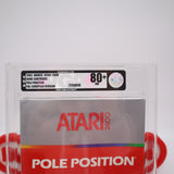 POLE POSITION - VGA GRADED 80+ NM+ SILIVER! NEW & Factory Sealed PAL Version! (Atari 2600)