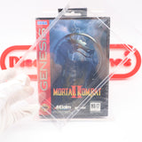 MORTAL KOMBAT II 2 - NEW & Factory Sealed with Authentic V-Overlap Seam! (Sega Genesis)