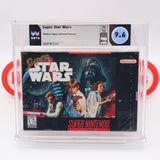 SUPER STAR WARS - WATA GRADED 9.6 A++! NEW & Factory Sealed! (SNES Super Nintendo)