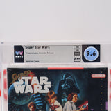 SUPER STAR WARS - WATA GRADED 9.6 A++! NEW & Factory Sealed! (SNES Super Nintendo)