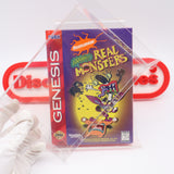 NICKELODEON'S AAAHH!! REAL MONSTERS - NEW & Factory Sealed with Authentic V-Overlap Seam! (Sega Genesis)