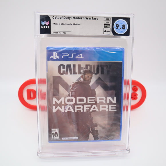 CALL OF DUTY: MODERN WARFARE - WATA GRADED 9.8 A++! NEW & Factory Sealed! (PS4 PlayStation 4)