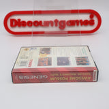 AWESOME POSSUM KICKS DR. MACHINO'S BUTT - NEW & Factory Sealed with Authentic V-Overlap Seam! (Sega Genesis)