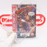 AWESOME POSSUM KICKS DR. MACHINO'S BUTT - NEW & Factory Sealed with Authentic V-Overlap Seam! (Sega Genesis)