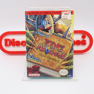 STAR TROPICS II 2: ZODA'S REVENGE - NEW & Factory Sealed with Authentic H-Seam! (NES Nintendo)