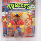 MONTY MOOSE - 1992 PLAYMATES - NEW Authentic & Factory Sealed + CASE! (MOC Vintage TMNT Figure)