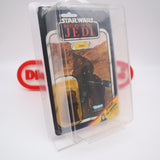 JAWA - 65 BACK - NEW Authentic & Factory Sealed + STAR CASE! (MOC Vintage Star Wars Figure)