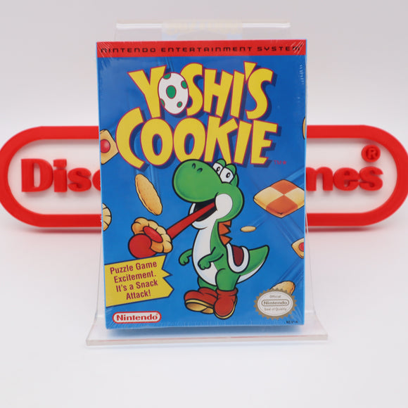 YOSHI'S COOKIE - NEW & Factory Sealed with Authentic H-Seam! (NES Nintendo)