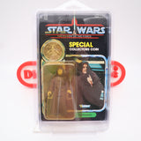 THE EMPEROR WITH COIN - POTF 92 BACK - NEW Authentic & Factory Sealed + STAR CASE! (MOC Vintage Star Wars Figure)