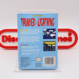 THUNDER & AND LIGHTNING - NEW & Factory Sealed with Authentic H-Seam! (NES Nintendo)