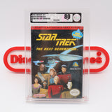 #633 - STAR TREK NEXT GENERATION - VGA GRADED 80 NM (NES Nintendo) - THE DISCOUNTGAMES COLLECTION