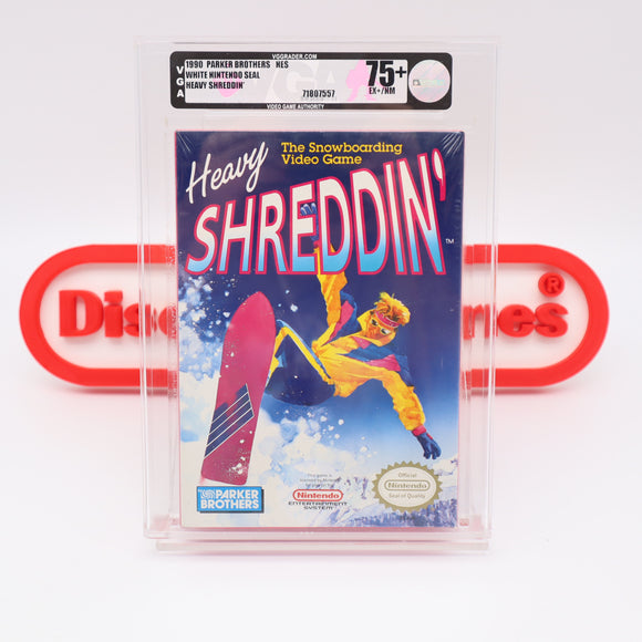 #294 - HEAVY SHREDDIN' - VGA GRADED 75+ EX+/NM (NES Nintendo) - THE DISCOUNTGAMES COLLECTION