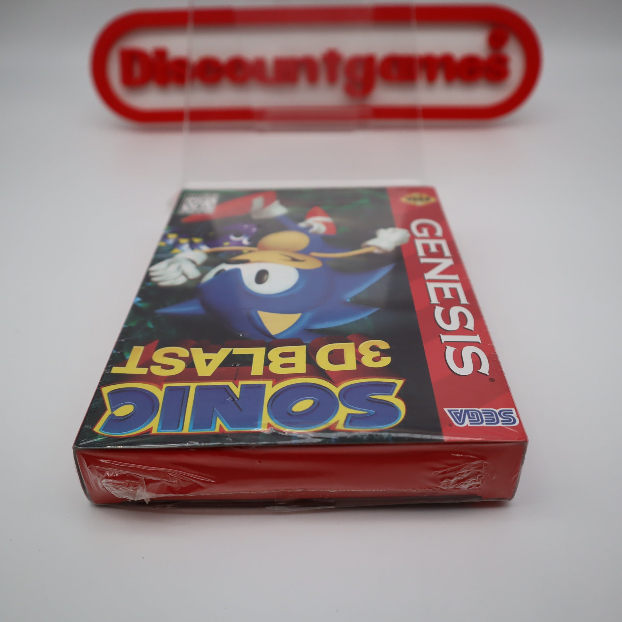 SONIC 3D BLAST - NEW & Factory Sealed with Authentic V-Overlap 