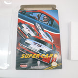 SUPER CARS - COMPLETE with MINT MANUAL! Cleaned & Tested! (NES Nintendo) + Case