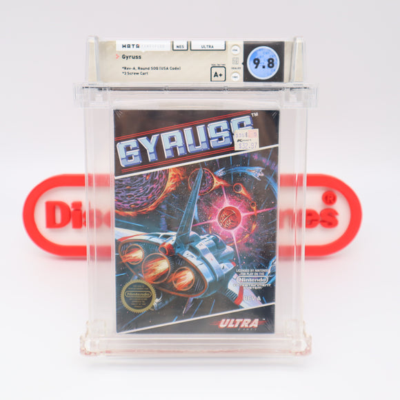 #290 - GYRUSS - WATA GRADED 9.8 A+ (NES Nintendo) - THE DISCOUNTGAMES COLLECTION
