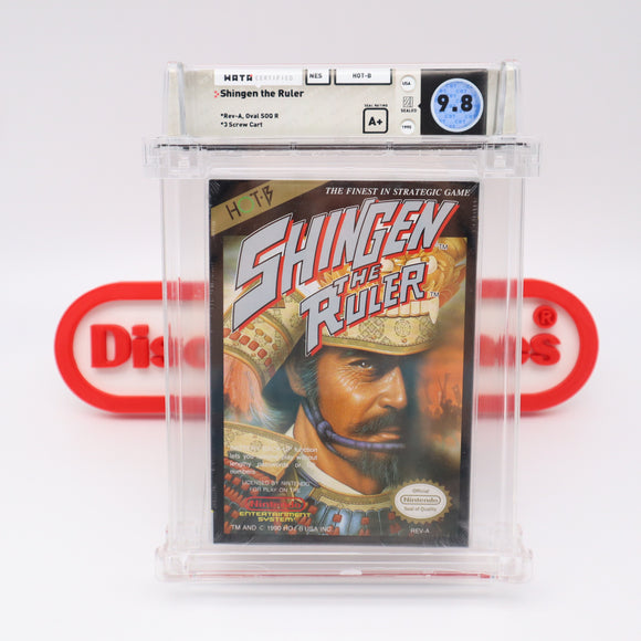 #589 - SHINGEN THE RULER- WATA GRADED 9.8 A+ (NES Nintendo) - THE DISCOUNTGAMES COLLECTION