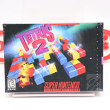 TETRIS 2 II - NEW & Factory Sealed with Authentic V-Seam! (SNES Super Nintendo)