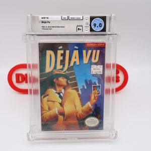 DEJA VU - WATA GRADED 9.0 B+! NEW & Factory Sealed with Authentic H-Seam! (NES Nintendo)