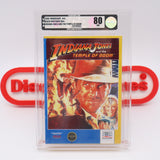 #318 - INDIANA JONES AND THE TEMPLE OF DOOM (MINDSCAPE) - VGA GRADED 80 NM (NES Nintendo) - THE DISCOUNTGAMES COLLECTION