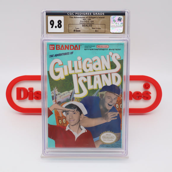 #262- Gilligan's Island, The Adventures of - CGC GRADED 9.8 A++ (NES Nintendo) - THE DISCOUNTGAMES COLLECTION