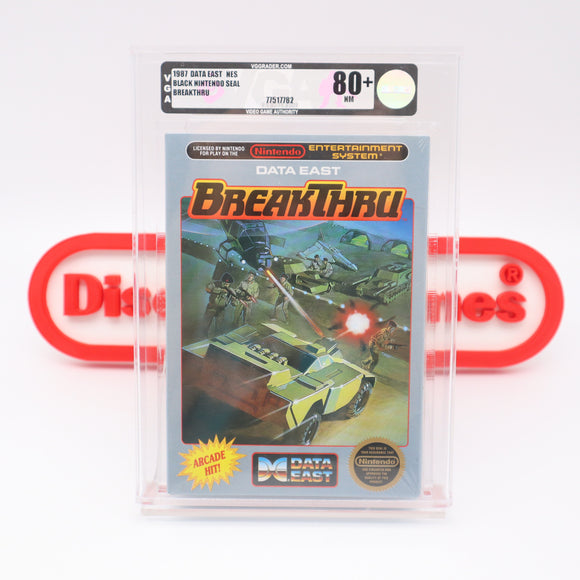 #101 - BREAKTHRU - VGA GRADED 80+ NM (NES Nintendo) - THE DISCOUNTGAMES COLLECTION