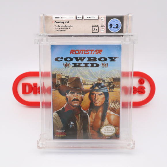 #156 - COWBOY KID - WATA GRADED 9.2 A+ (NES Nintendo) - THE DISCOUNTGAMES COLLECTION