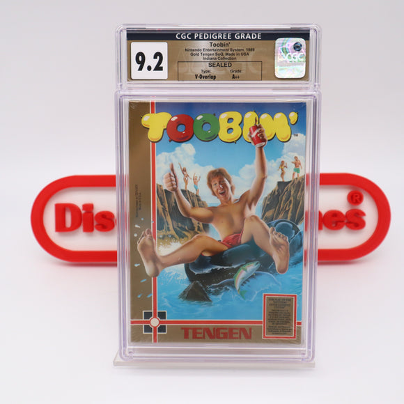 #703 - TOOBIN' - CGC GRADED 9.2 A++ (NES Nintendo) - THE DISCOUNTGAMES COLLECTION