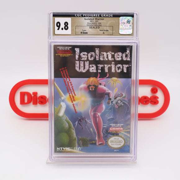 #322 - ISOLATED WARRIOR - CGC GRADED 9.8 A+ (NES Nintendo) - THE DISCOUNTGAMES COLLECTION