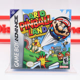 MARIO PINBALL LAND - NEW & Factory Sealed with Authentic H-Seam! (GBA Game Boy Advance)