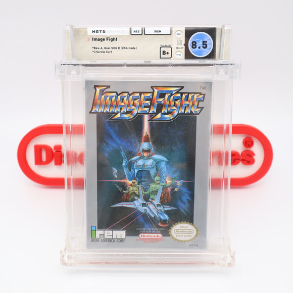 #311 - IMAGE FIGHT - WATA GRADED 8.5 B+ (NES Nintendo) - THE DISCOUNTGAMES COLLECTION