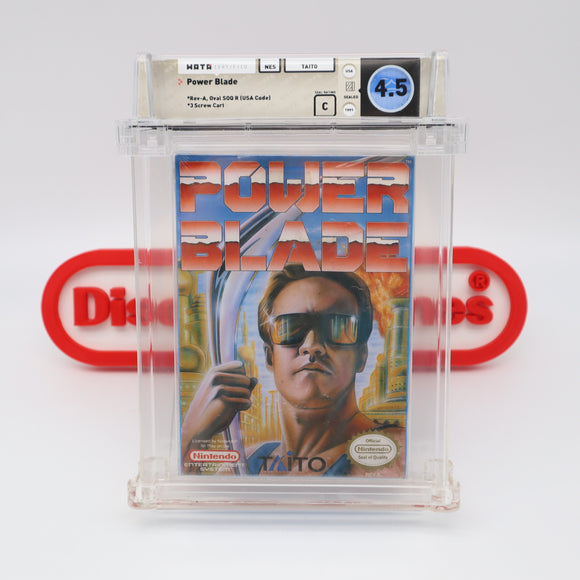 #508 - POWER BLADE - WATA GRADED 4.5 C (NES Nintendo) - THE DISCOUNTGAMES COLLECTION