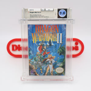 #206 - DRAGON WARRIOR II - WATA GRADED 7.0 CIB (NES Nintendo) - THE DISCOUNTGAMES COLLECTION