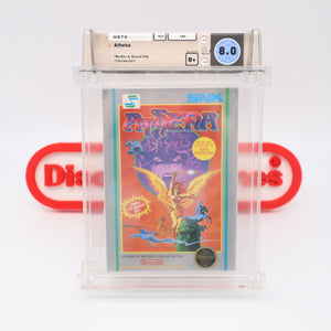 #041 - ATHENA (No Rev-A, Round SOQ) - WATA GRADED 8.0 B+ (NES Nintendo) - THE DISCOUNTGAMES COLLECTION