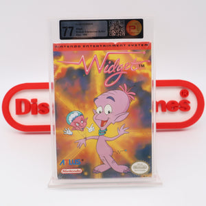 #757 - WIDGET -  PLAYER1GRADING GRADED 77 (NES Nintendo) - THE DISCOUNTGAMES COLLECTION