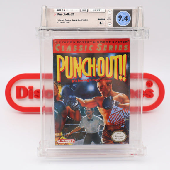 #517 - PUNCH-OUT!! - WATA GRADED 9.4 A+ (NES Nintendo) - THE DISCOUNTGAMES COLLECTION