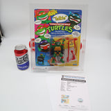 TALKIN' RAPHAEL - 1991 PLAYMATES - CAS GRADED 85 NEW Authentic & Factory Sealed! (Vintage TMNT Figure)