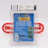 #017 - ADVANCED DUNGEONS & DRAGONS: POOL OF RADIANCE - WATA GRADED 7.0 B+ (NES Nintendo) - THE DISCOUNTGAMES COLLECTION