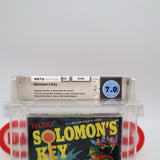 SOLOMON'S KEY - UNPUNCHED HANGTAB, NO Rev-A, Sound SOQ, 5 Screw - WATA GRADED 7.0 CIB! (NES Nintendo)