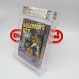 SOLOMON'S KEY - UNPUNCHED HANGTAB, NO Rev-A, Sound SOQ, 5 Screw - WATA GRADED 7.0 CIB! (NES Nintendo)