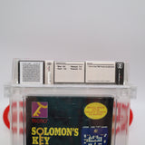 SOLOMON'S KEY - UNPUNCHED HANGTAB, NO Rev-A, Sound SOQ, 5 Screw - WATA GRADED 7.0 CIB! (NES Nintendo)