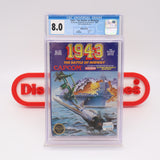 #003 - 1943: THE BATTLE OF MIDWAY - CGC GRADED 8.0 A (NES Nintendo) - THE DISCOUNTGAMES COLLECTION