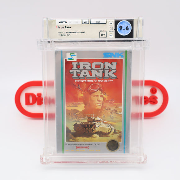 #321 - IRON TANK - WATA GRADED 9.6 A+ (NES Nintendo) - THE DISCOUNTGAMES COLLECTION