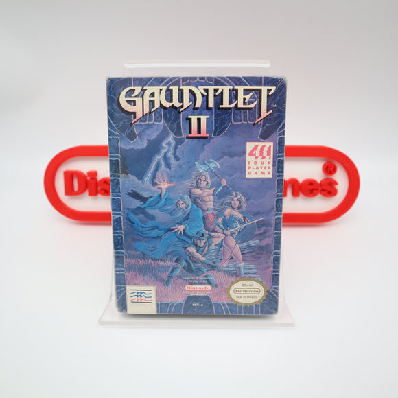 GAUNTLET II 2 - NEW & Factory Sealed with Authentic H-Seam! (NES Nintendo)