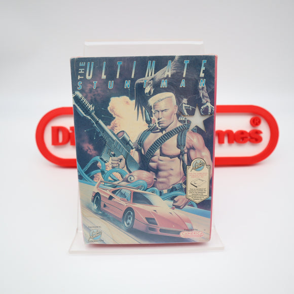 THE ULTIMATE STUNTMAN - NEW & Factory Sealed with Authentic 3-Sided Seam! (NES Nintendo)