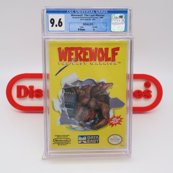 #748 - WEREWOLF: THE LAST WARRIOR - CGC GRADED 9.6 A (NES Nintendo) - THE DISCOUNTGAMES COLLECTION