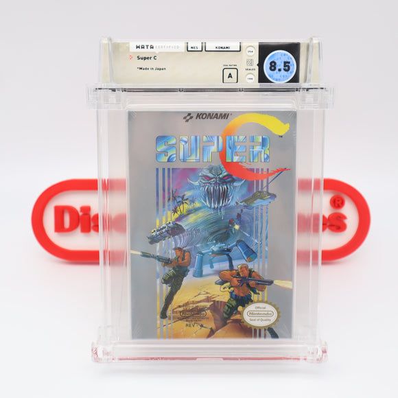 #647 - SUPER C / SUPER CONTRA - WATA GRADED 8.5 A (NES Nintendo) - THE DISCOUNTGAMES COLLECTION